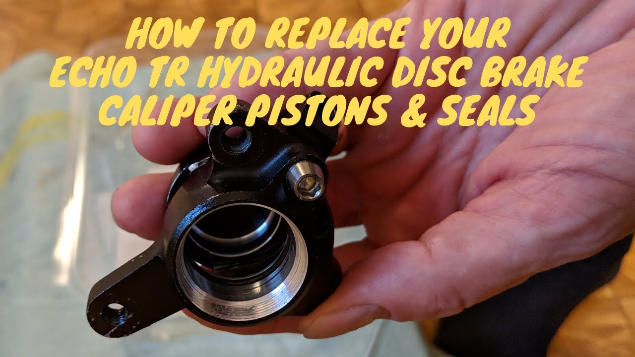 How To Replace Brake Caliper Piston Seal How to Replace Pistons and Seals in Echo TR Hydraulic Disc Brake