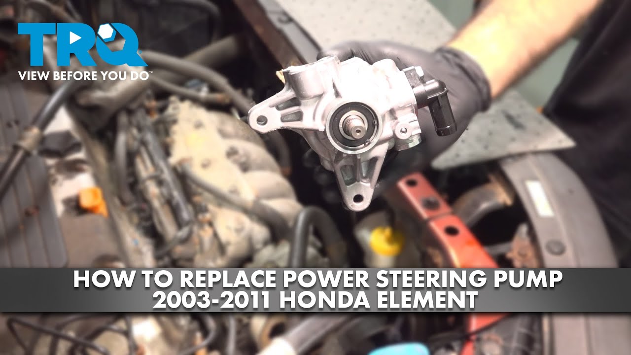 How To Change A Steering Pump How to Replace Power Steering Pump 2003-2011 Honda Element - YouTube