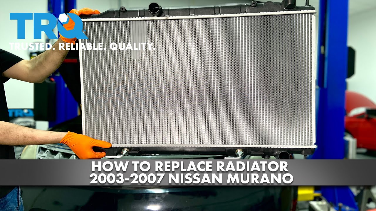 How To Flush 2009 Nissan Murano Radiator How to Replace Radiator 2003-2007 Nissan Murano - YouTube