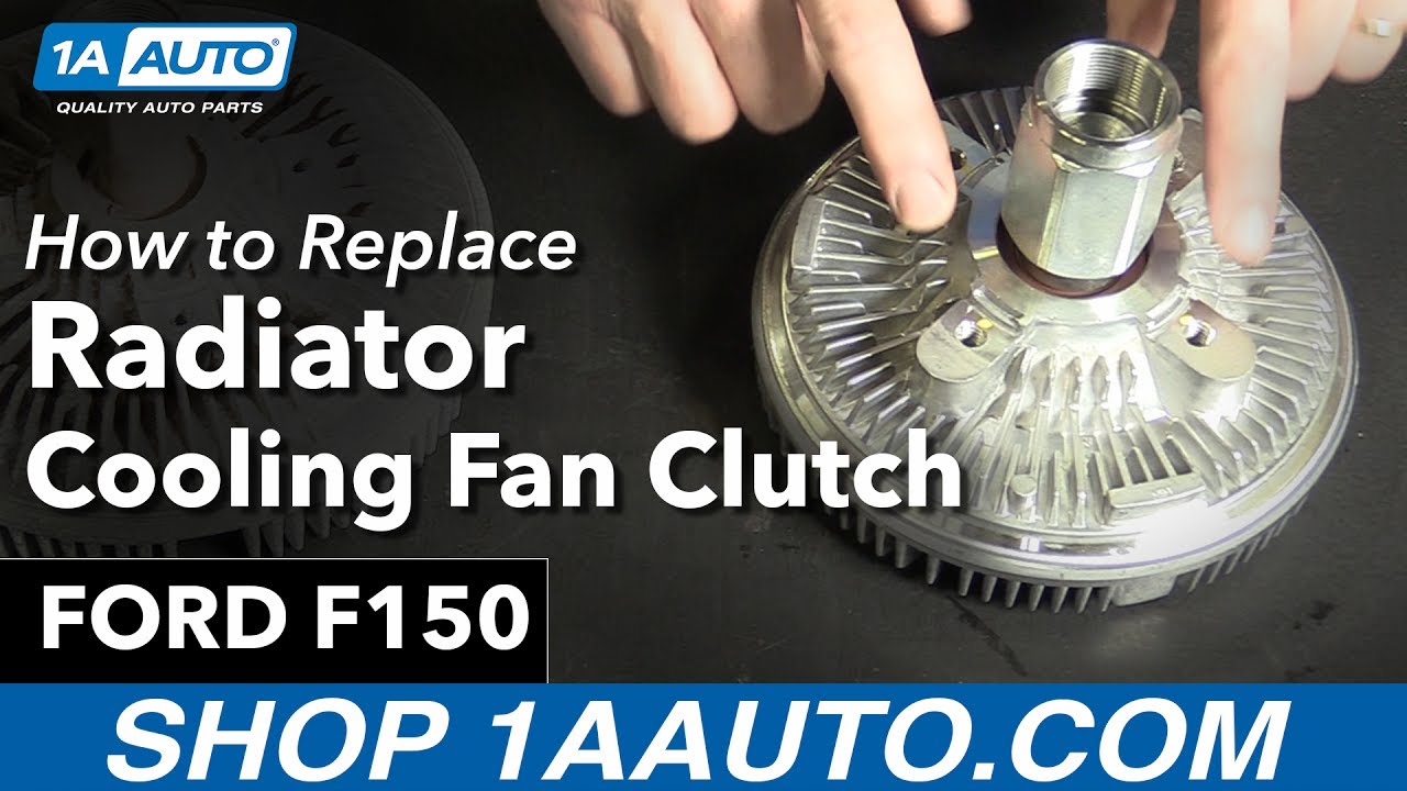 How To Change A Fan Clutch How To Replace Radiator Fan Clutch 97-03 Ford F150 - YouTube