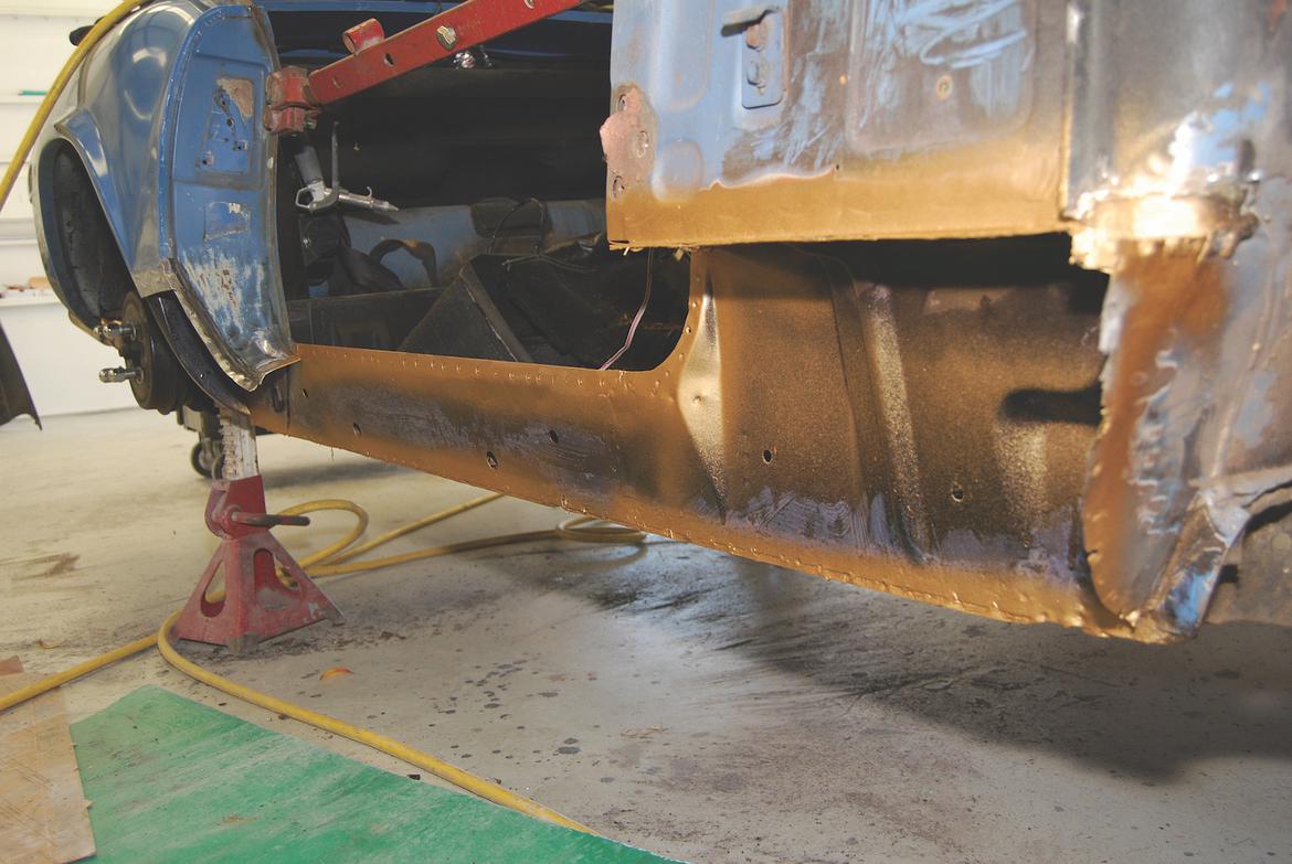 Structural Repair And Replacement Of Corroded Rocker Panels On A 240sx