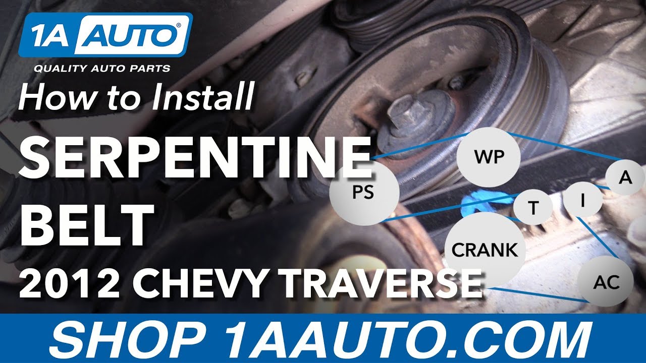 2010 Traverse Serpentine Belt Diagram
