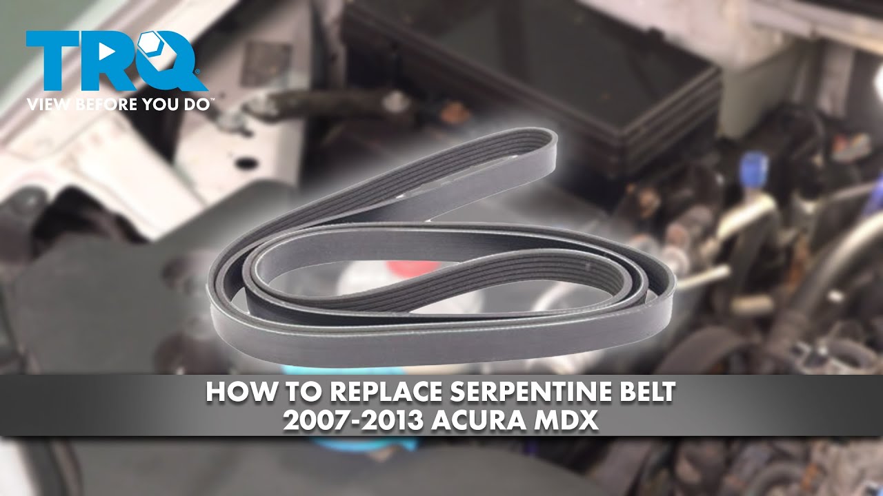 2007 Acura Mdx Serpentine Belt Diagram