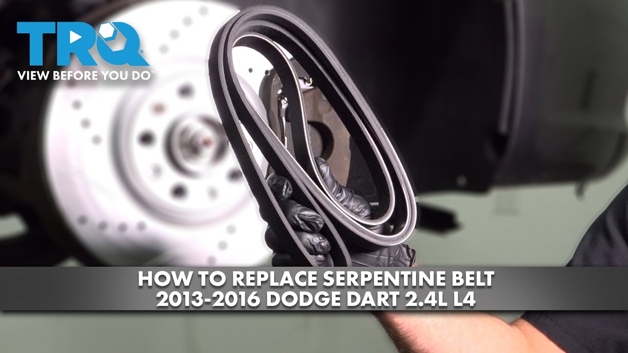 2013 Dodge Dart Serpentine Belt Diagram