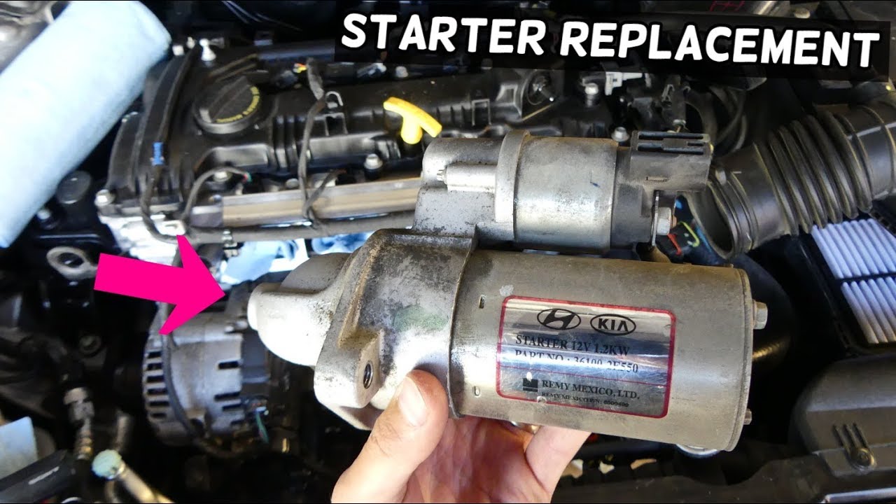 2013 Kia Sportage 2.0 Starter Location Diagram