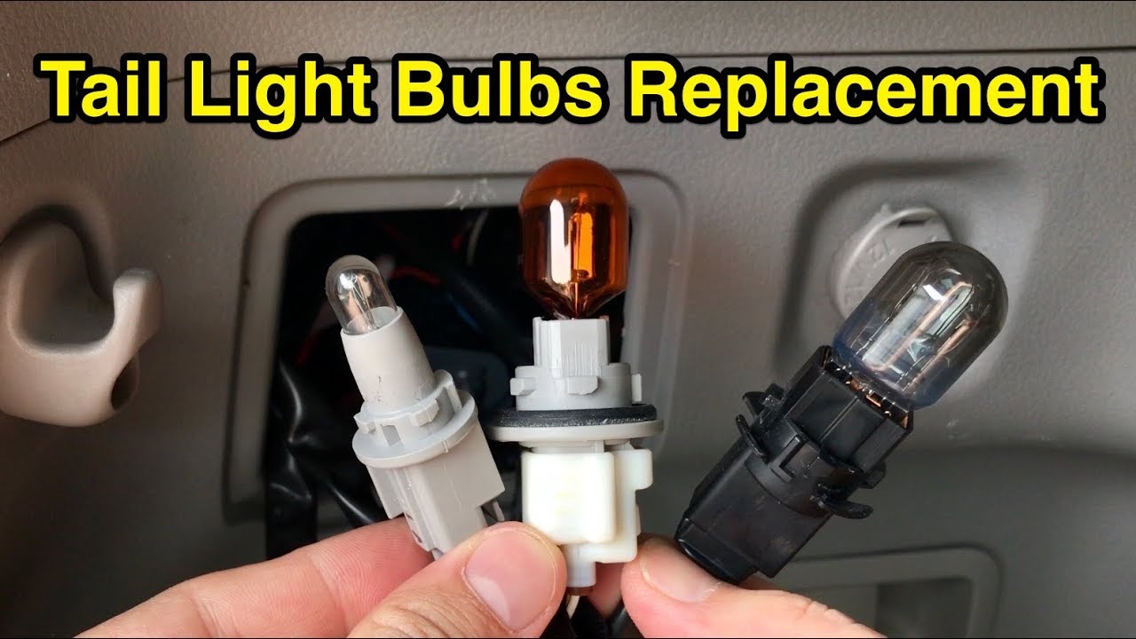 How To Install Tail Light Bulb How to replace tail light bulbs on Toyota Highlander - YouTube