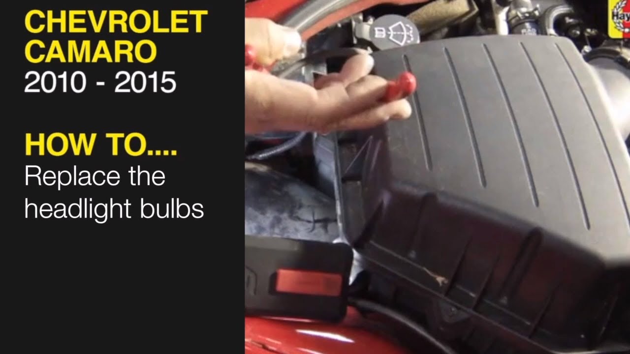 How To Remove The 2012 Camaro Headlight Bulb