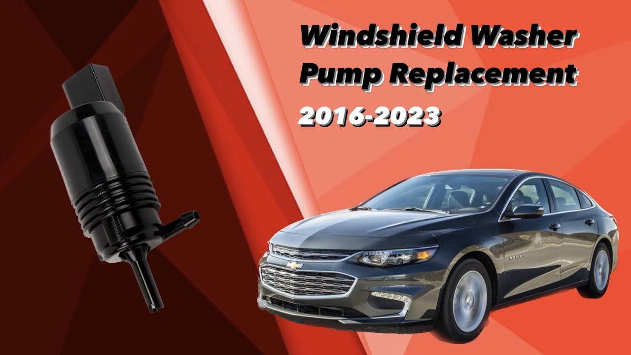 How To Replace Washer Fluid Pump How to Replace the Windshield Washer Fluid Pump on a 2016-2023 Chevy