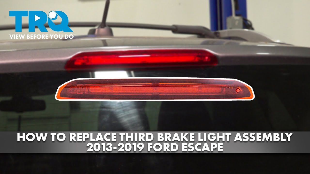 How To Replace Third Brake Light How to Replace Third Brake Light 2013-2019 Ford Escape - YouTube