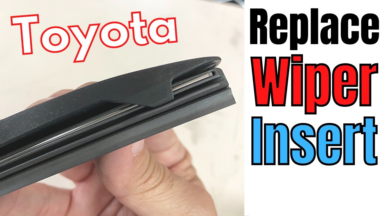 How To Replace Wiper Blade Inserts