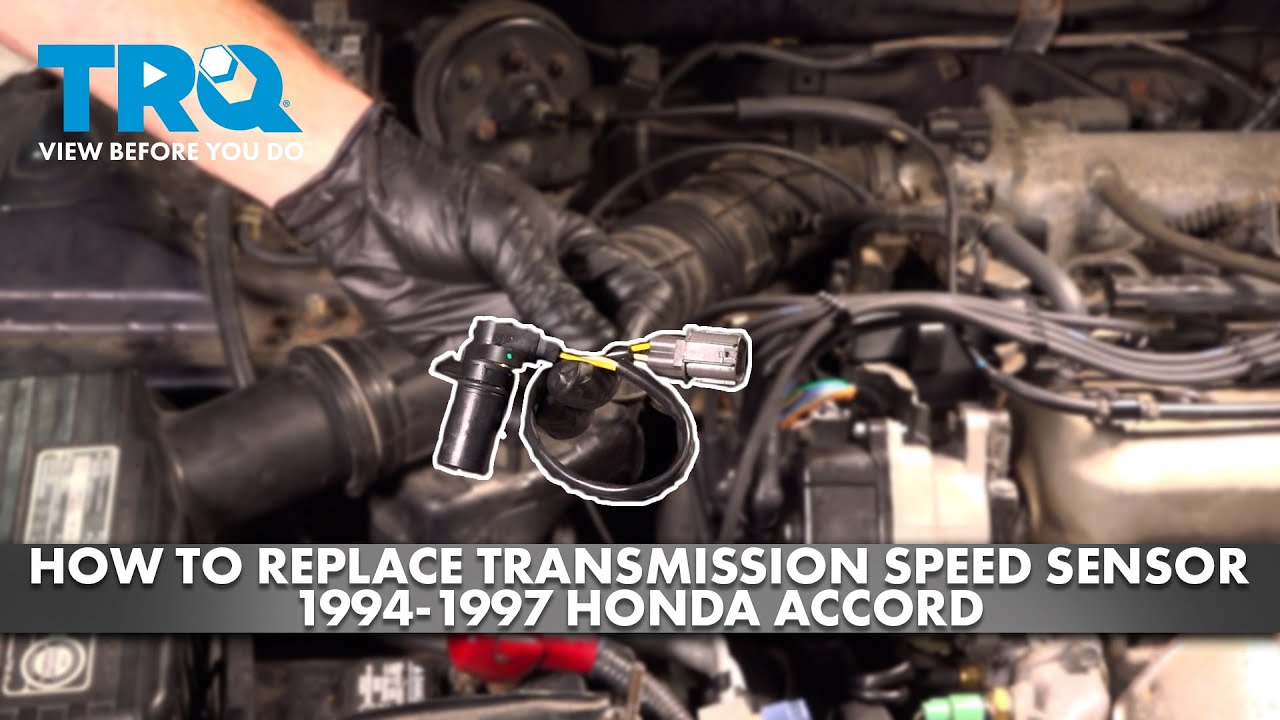 How To Replace Transmission Speed Sensor How to Replace Transmission Speed Sensor 1993-1997 Honda Accord - YouTube