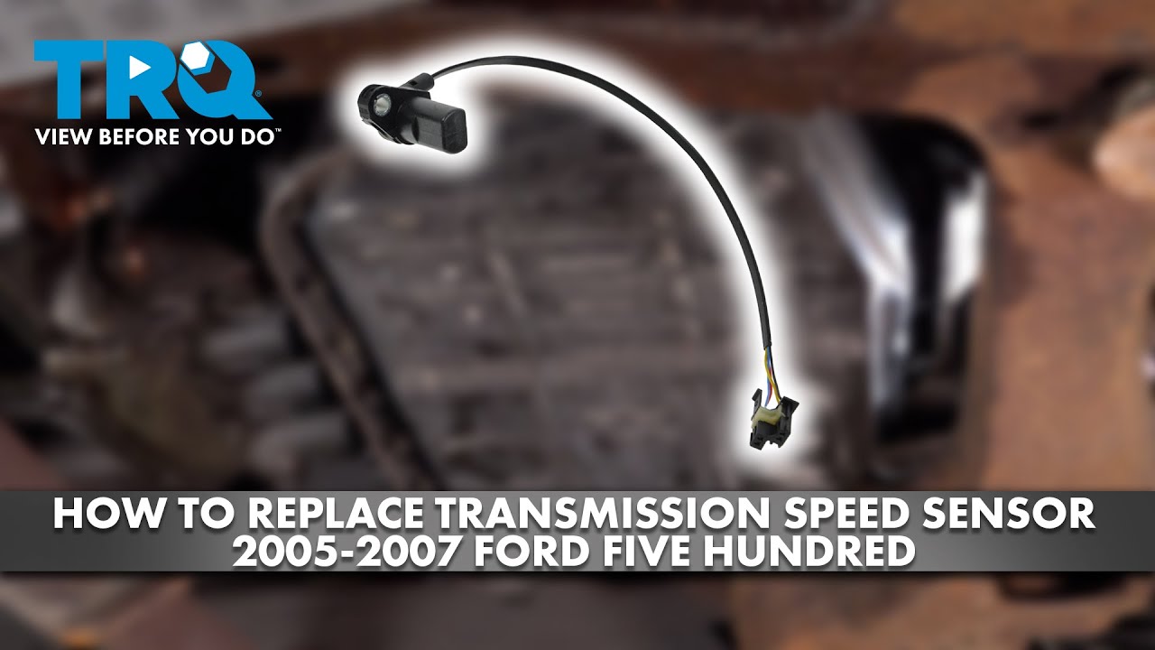 How To Change A Transmission Speed Sensor How to Replace Transmission Speed Sensor 2005-2007 Ford Five Hundred