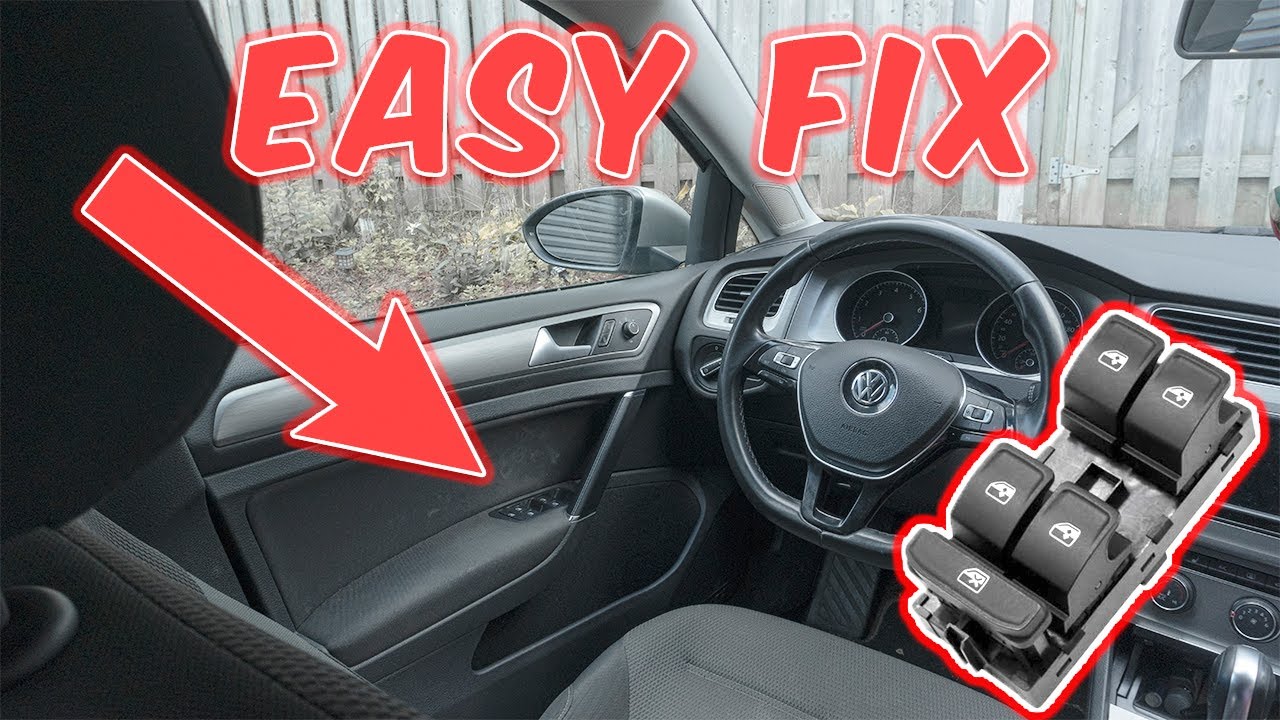 How To Remove Master Window Switch How To Replace VW Window Switch | Master Switch | MK7 Golf - YouTube