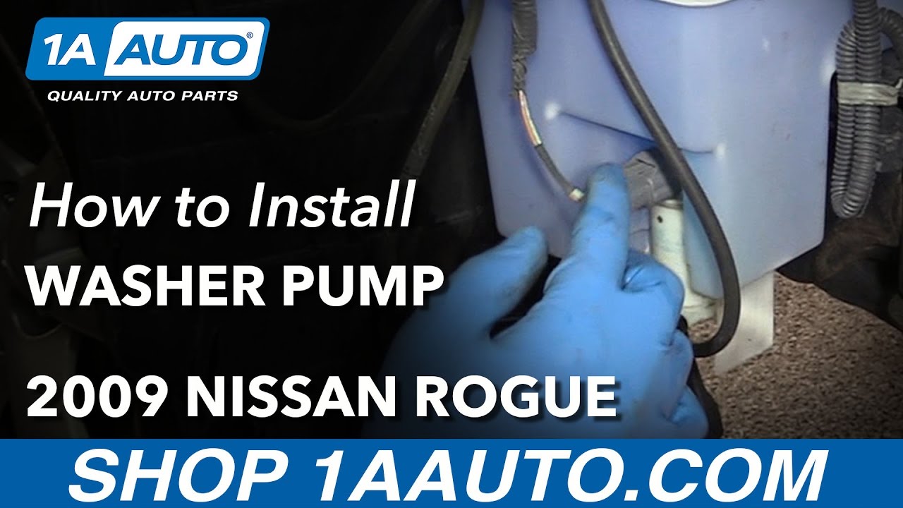 How To Replace Washer Fluid Pump How to Replace Washer Fluid Pump 07-13 Nissan Rogue - YouTube