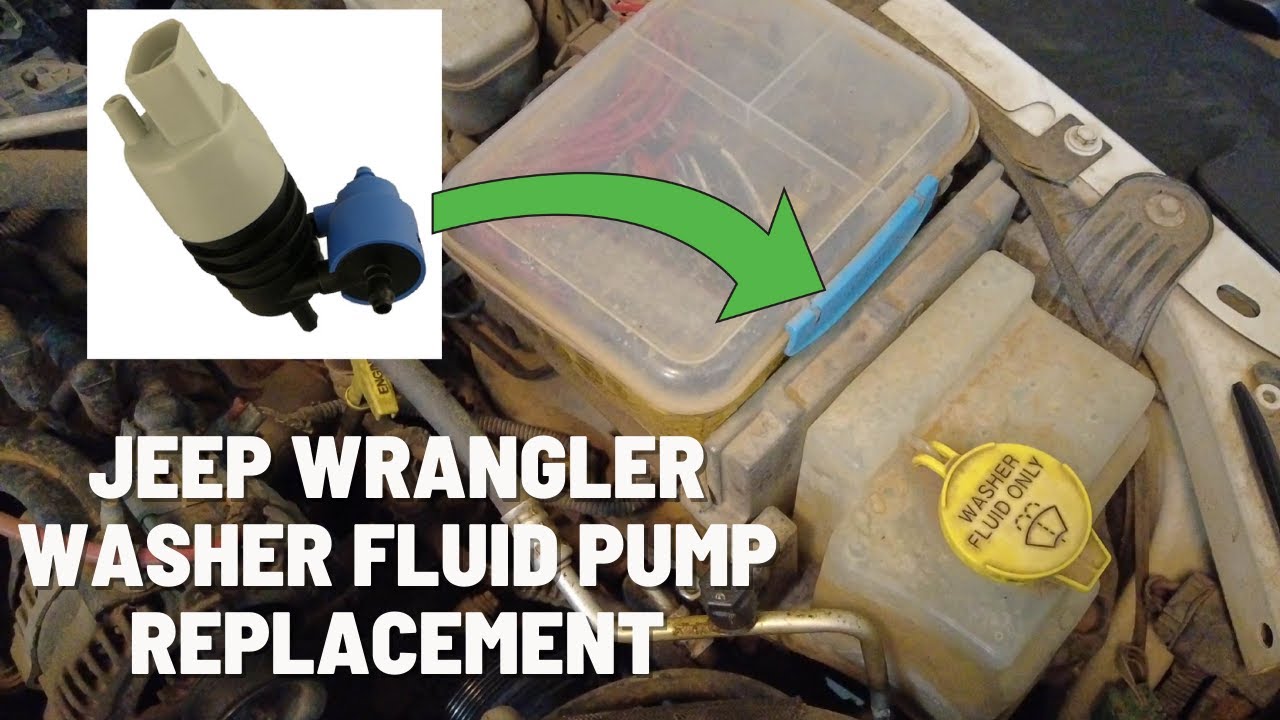 How To Replace Washer Fluid Pump How To Replace Washer Fluid Pump [2007-2011 Jeep Wrangler] - YouTube