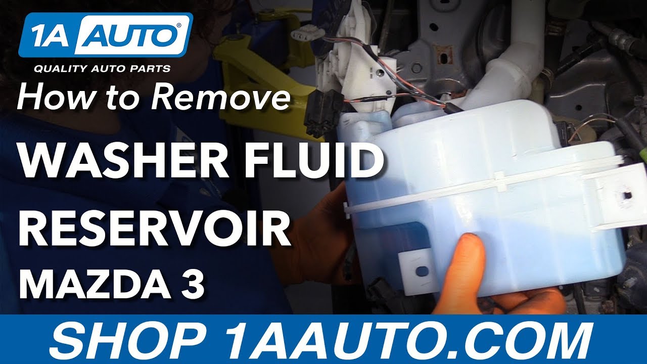 How To Replace Washer Fluid Reservoir