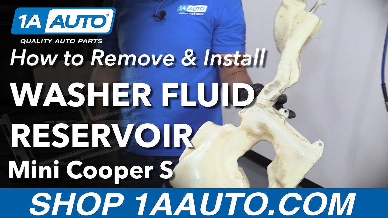 How To Replace Washer Fluid Reservoir How to Replace Washer Fluid Reservoir 07-13 Mini Cooper S - YouTube