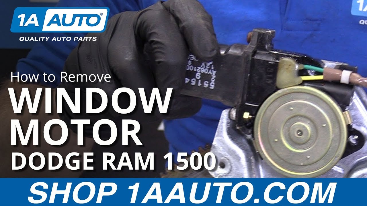 How To Replace A Window Motor