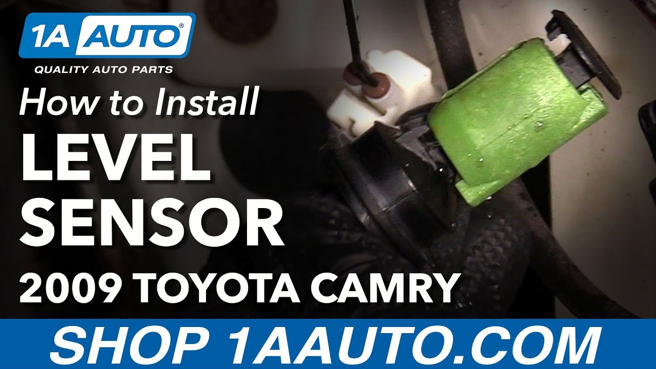 How To Reset Windshield Wiper Fluid Sensor How to Replace Windshield Washer Fluid Level Sensor 06-11 Toyota Camry