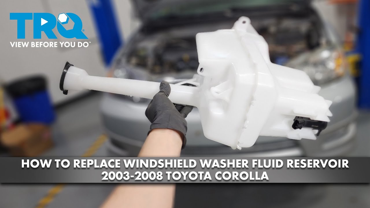 How To Remove Windshield Washer Fluid Reservoir