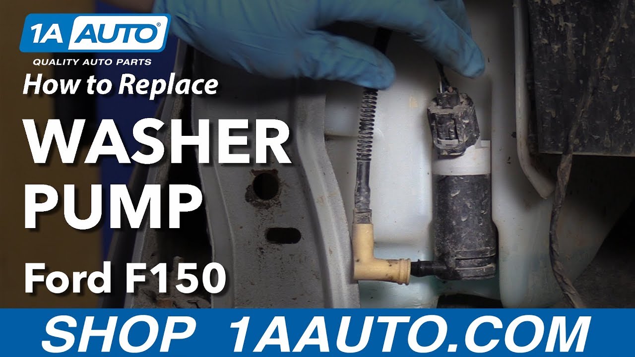 How To Install A Windshield Washer Pump How to Replace Windshield Washer Pump 09-14 Ford F-150 - YouTube