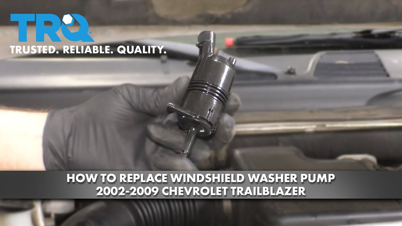 How To Change Windshield Washer Pump How To Replace Windshield Washer Pump 2002-2009 Chevrolet Trailblazer