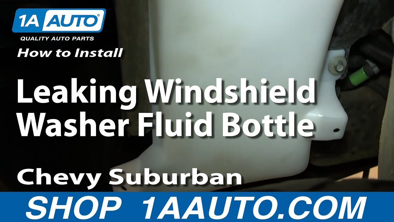 How To Replace Windshield Washer Fluid Reservoir How to Replace Windshield Washer Reservoir 00-06 Chevy Suburban - YouTube