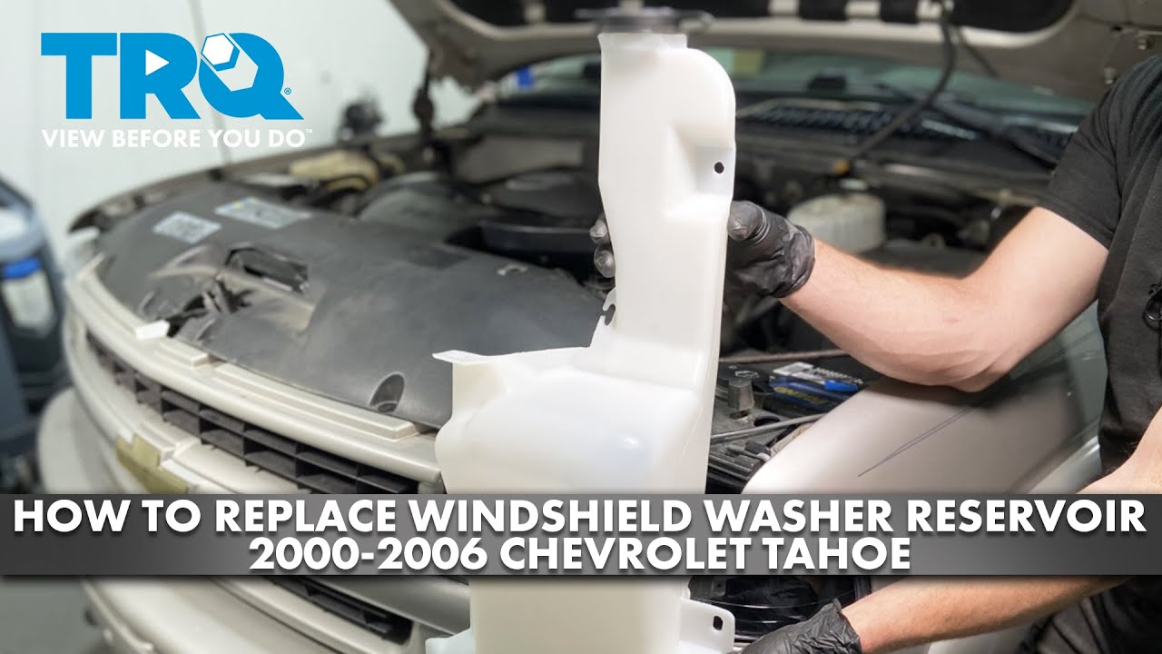 How To Remove Windshield Washer Fluid Reservoir How to Replace Windshield Washer Reservoir 2000-2006 Chevrolet Tahoe