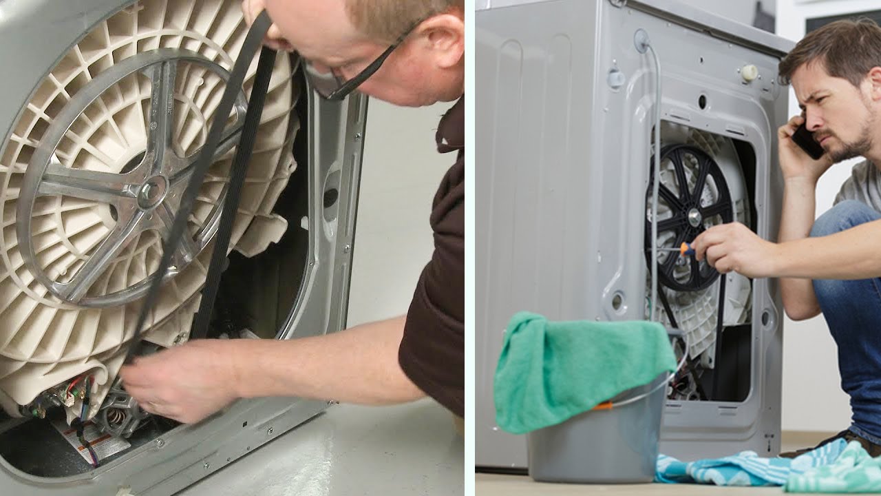 How To Change A Washer Belt How to Replace Your Front-load Washer Drive Belt : Washer Machine Drive