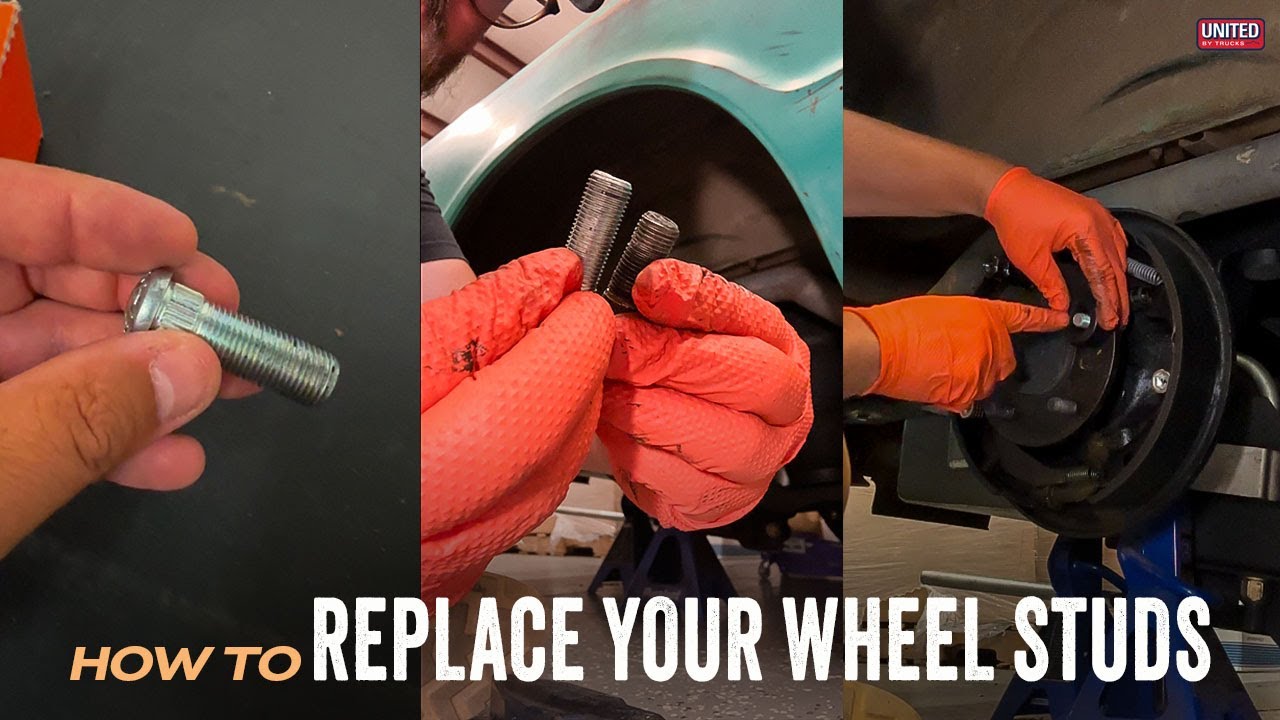 How To Replace A Wheel Stud how to: REPLACE YOUR WHEEL STUDS - YouTube