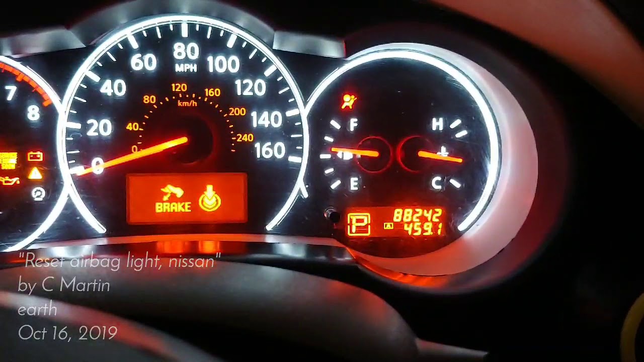How To Turn Off Airbag Light Nissan Altima