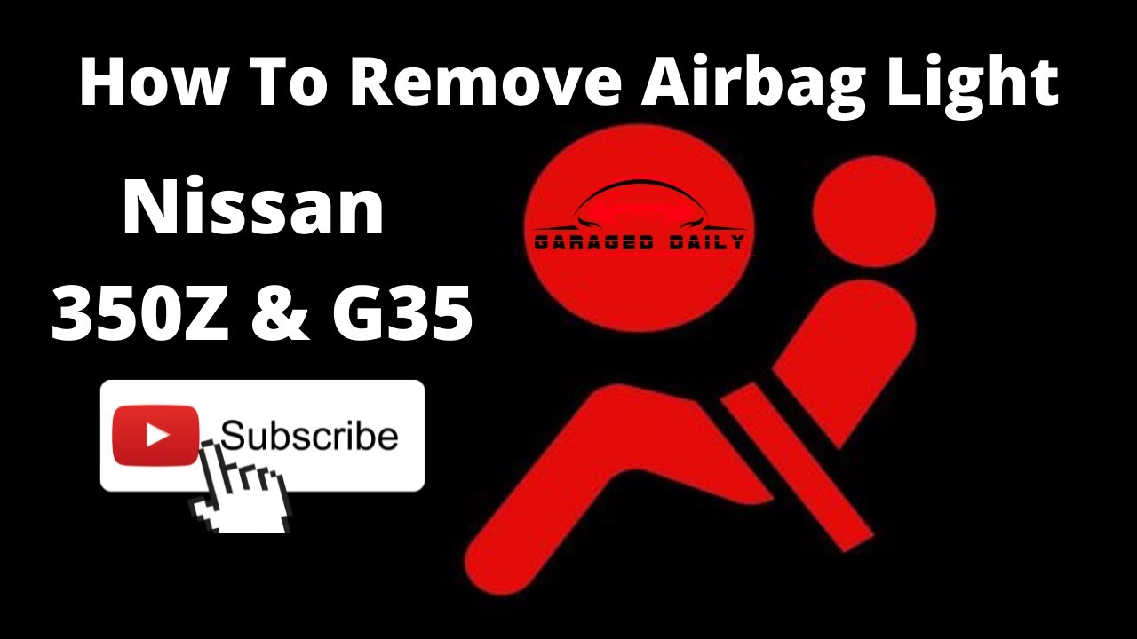 How To Reset Airbag Light On Nissan How to reset flashing Airbag Light on Nissan 350z and G35 Skylines