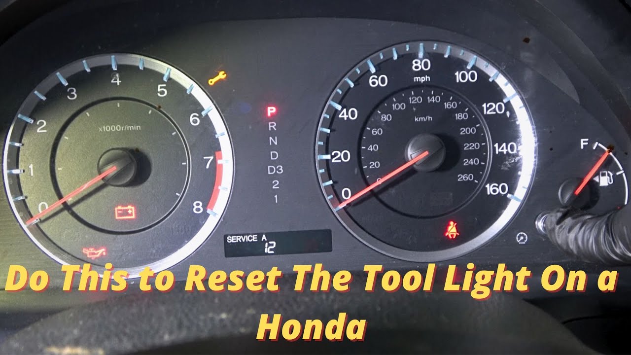 How To Reset A Maintenance Light How to Reset Maintenance Required Light On a Honda Accord - Tool Light