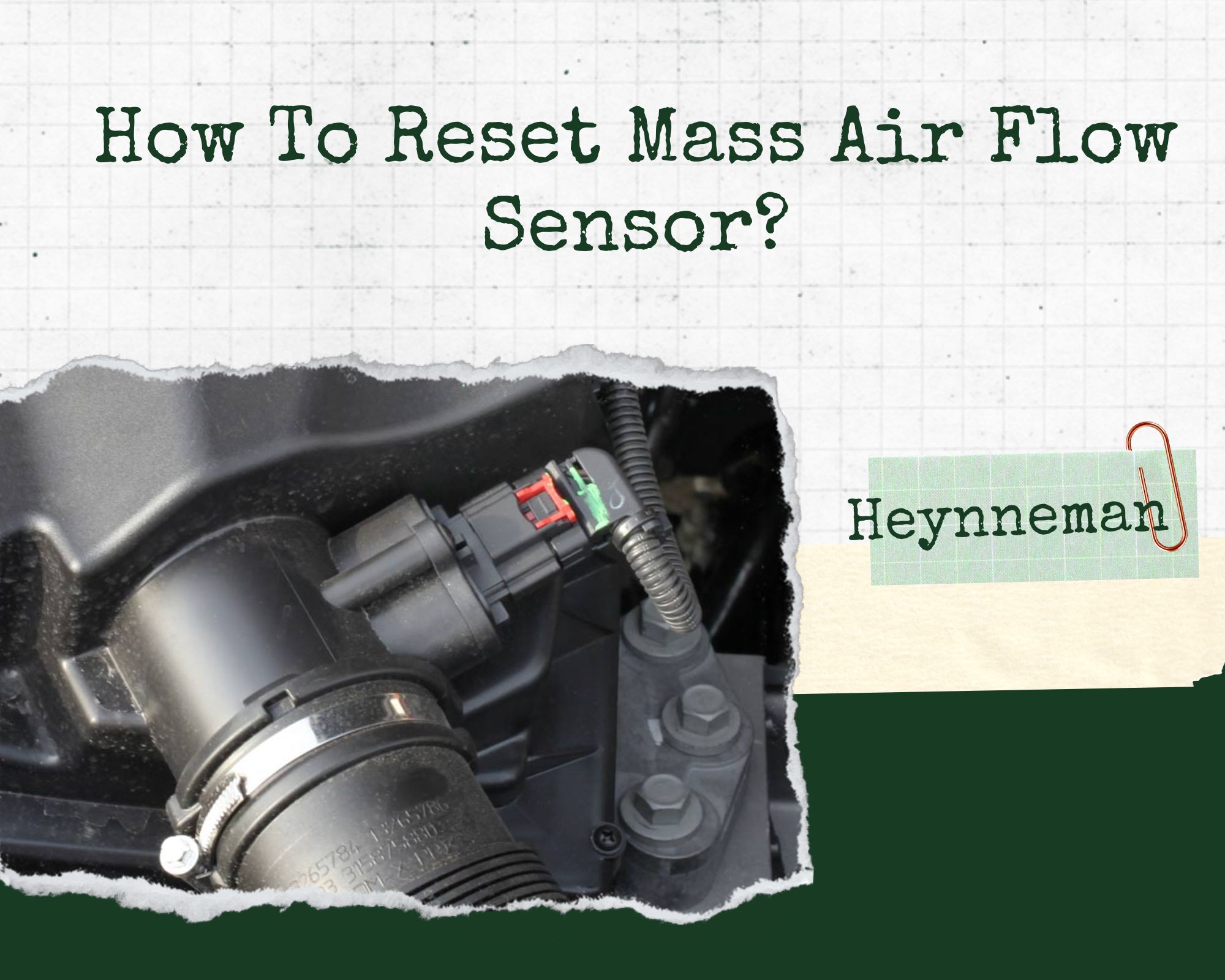 How To Reset A Mass Air Flow Sensor How To Reset Mass Air Flow Sensor?