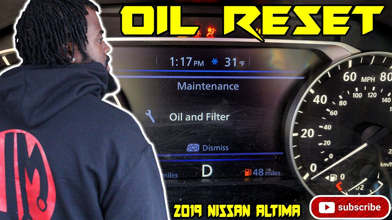 How To Reset Nissan Altima Oil Change Light
