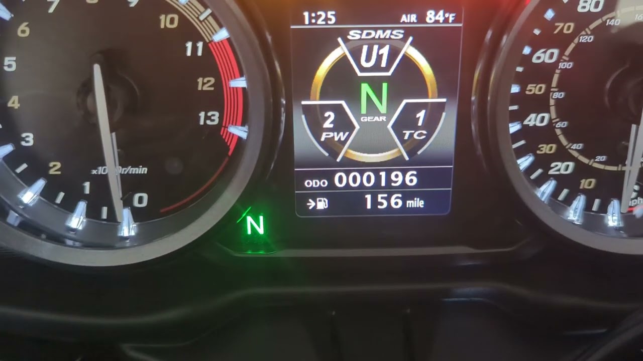 How To Turn Off Trip Odometer How to reset trip odometer on a Gen 3 Suzuki Hayabusa - YouTube