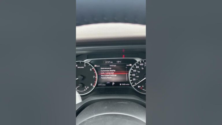 How To Change Km To Miles On Nissan Altima 2024 How to Set Digital Speedometer on Nissan Rogue? • The Car How