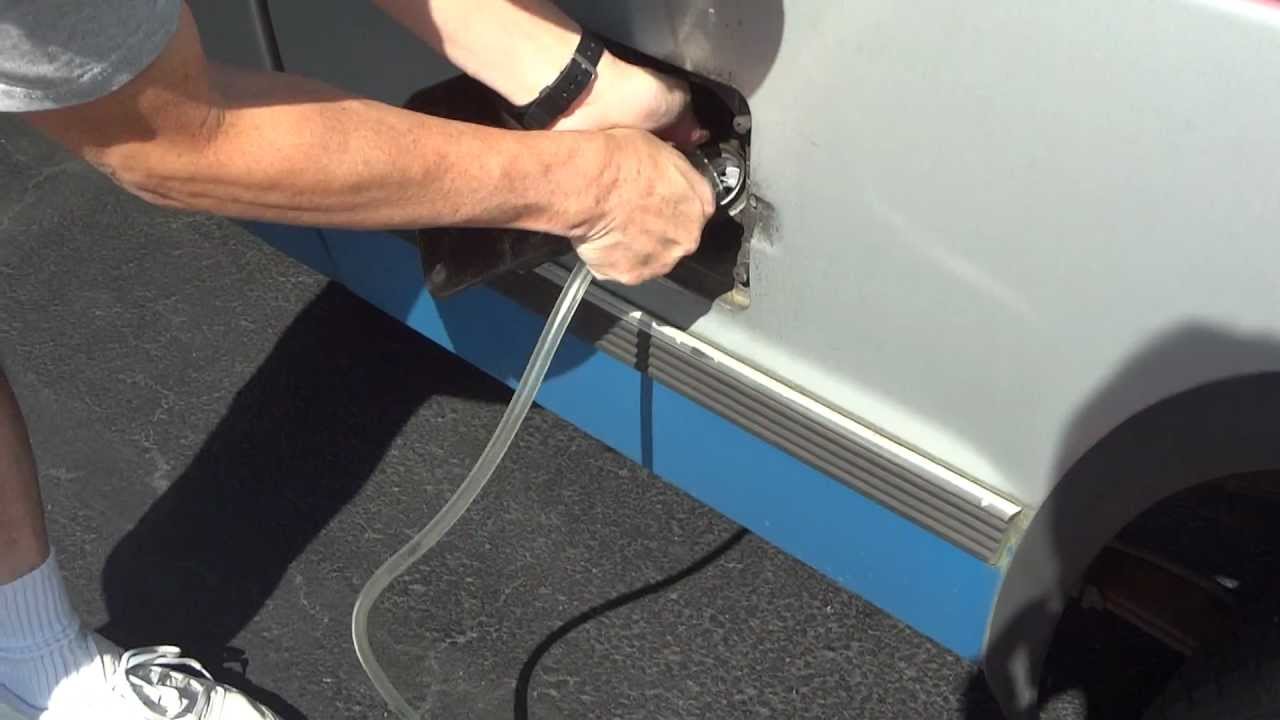 How To Remove Old Gas From Car How to siphon gas easily without a pump. - YouTube
