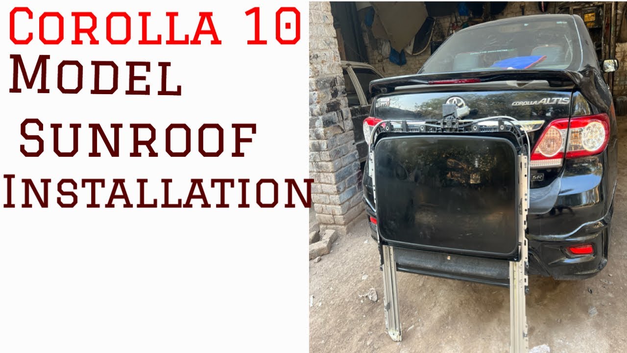 How To Put In A Sunroof How to sunroof install 03467246512 - YouTube