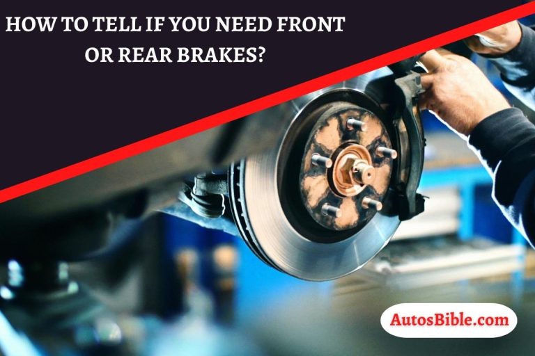 How To Tell When You Need Brakes