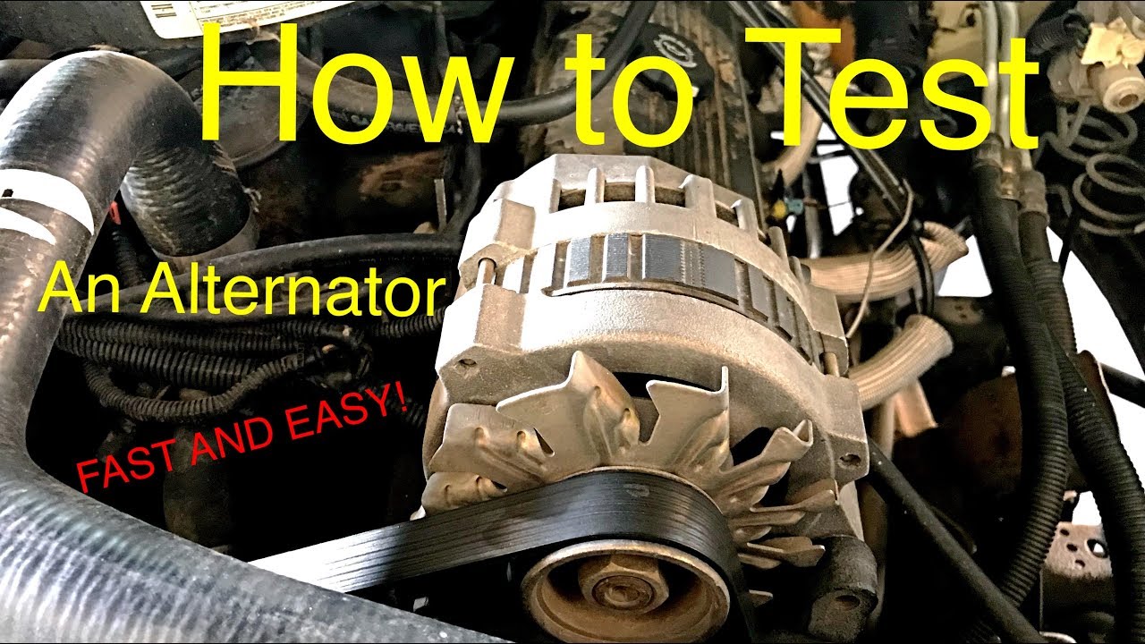 How Can You Check An Alternator