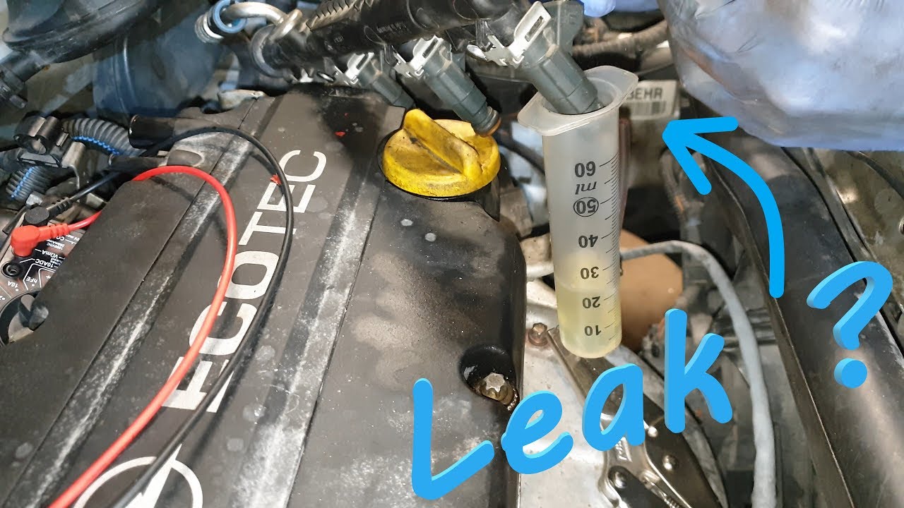 How To Check For A Leaking Fuel Injector How to test the Fuel Injectors for Leaks / Pressure Drop / Multimiter