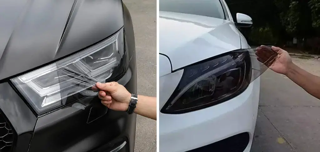 How To Put Tint On Headlights
