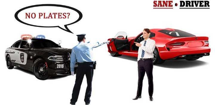 How To Move A Car Without Plates