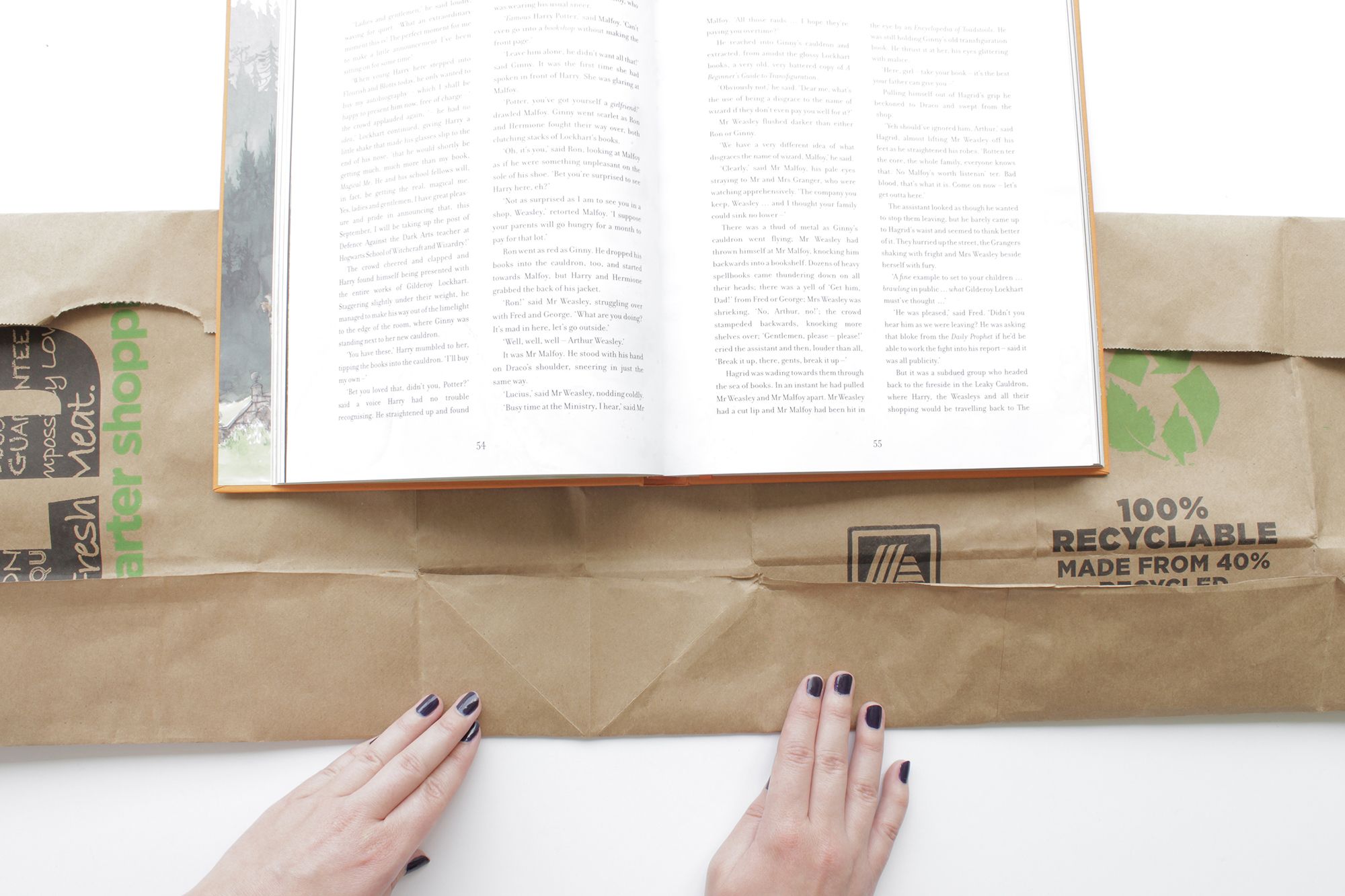 How To Make A Paper Sack Book Cover How To Turn A Paper Bag Into A Book Cover at Julia Grace blog