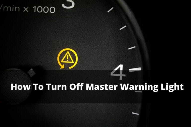 How To Turn Off Master Warning Light How To Turn Off Master Warning Light