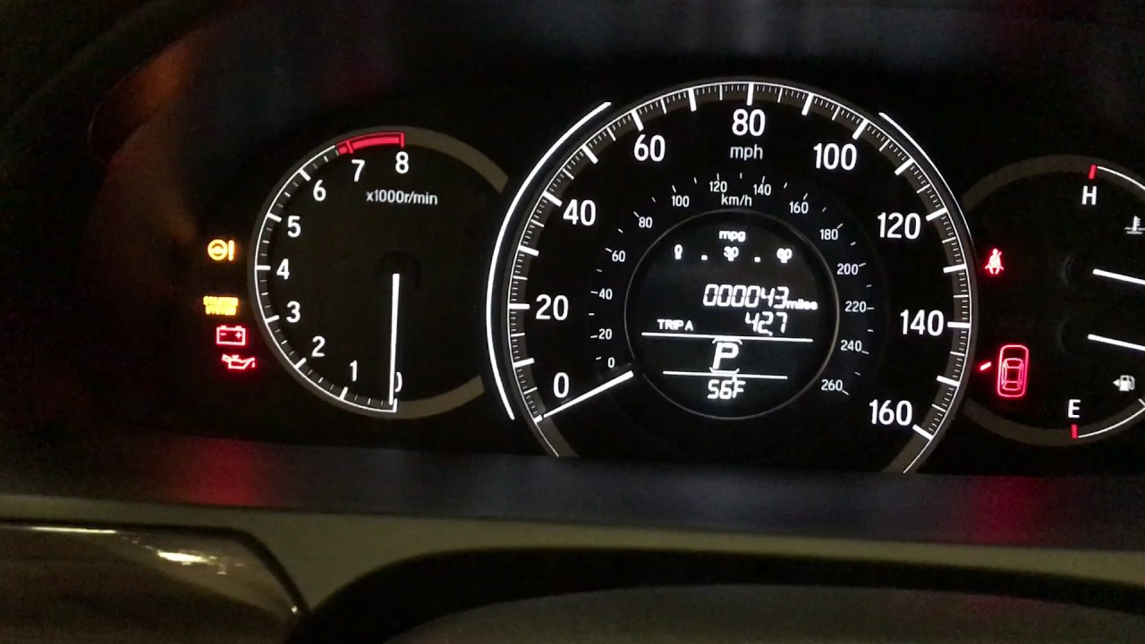 Turn Off Tire Pressure Light Honda Accord