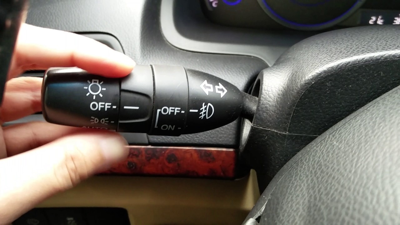 How To Turn On Fog Lights Car