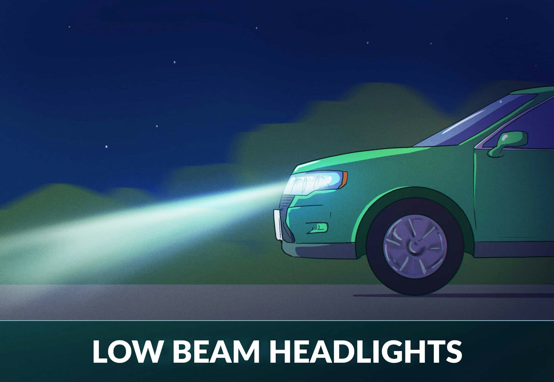 Your Low Beam Headlights Enable You To See