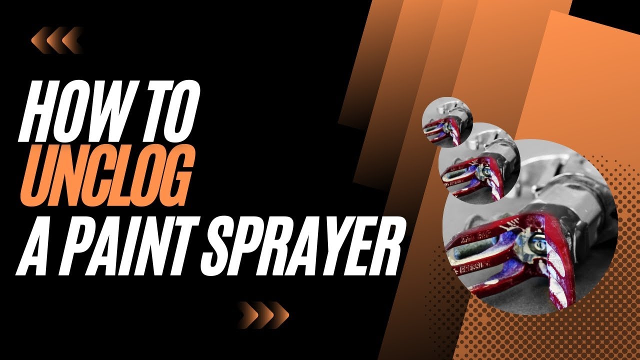 How To Unclog Windshield Wiper Sprayers How To Unclog A Paint Sprayer - YouTube